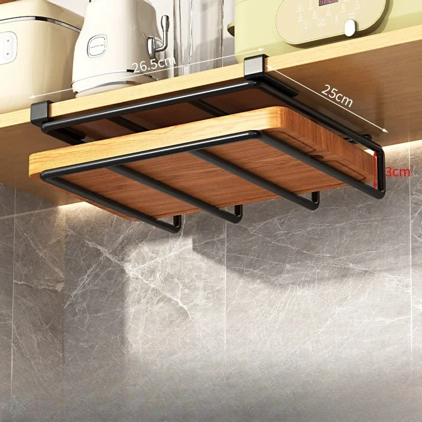 

No Punching, Kitchen Shelves, Cabinets, Hanging Cabinets, Paper Towels, Lower Hangers, Shelves for Storage