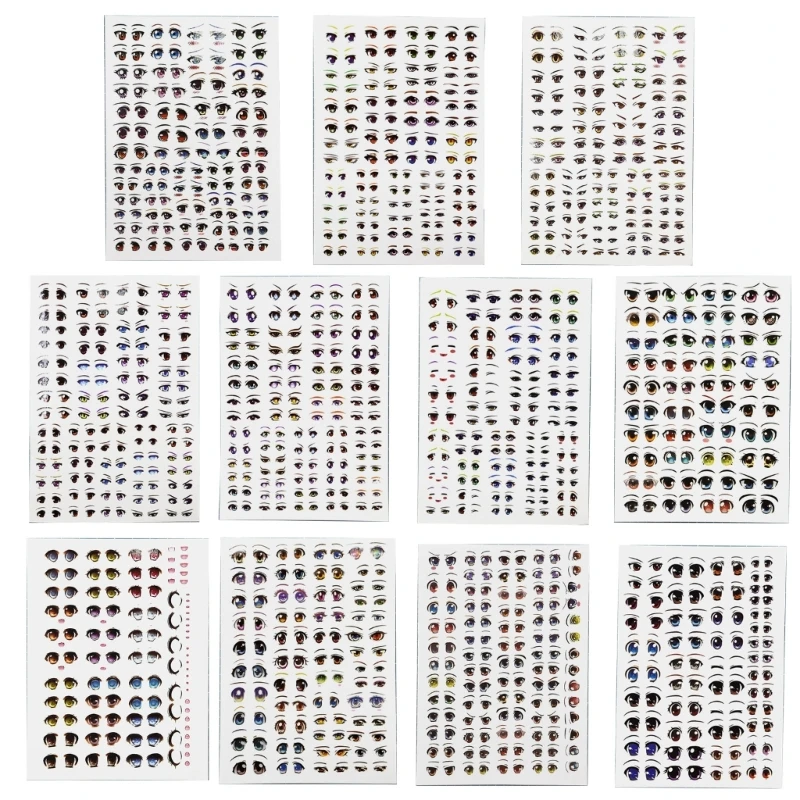 Ojos, etiquetas para ojos, manualidades para niños, pegatinas para ojos, pegatinas para ojos muñecas, pegatinas agua, para