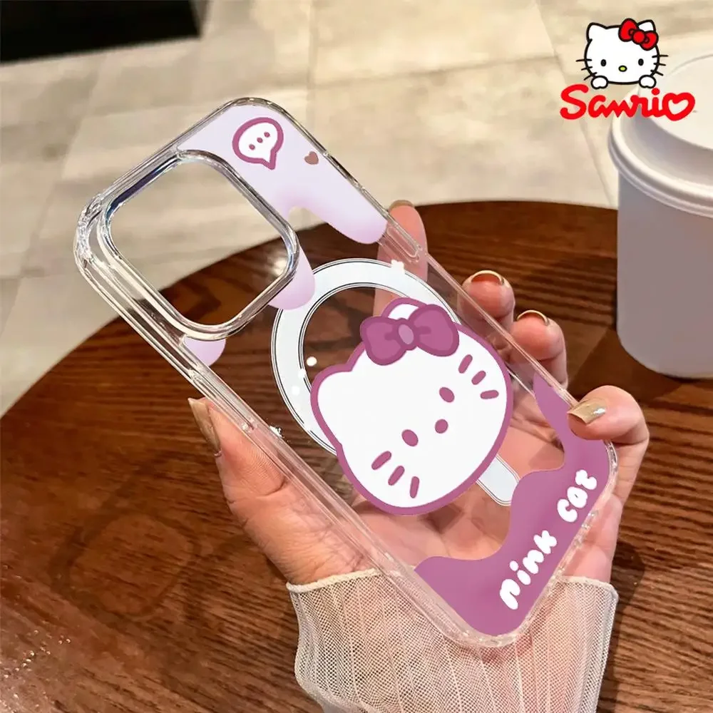 Sanrioเคสโทรศัพท์Iphone 16/15/14/13/12/11/X/Xs/Xs Max/Pro Maxสาวเคสโทรศัพท์Shell Hellokittyอะนิเมะอุปกรณ์เสริมHello Kittyของขวัญ
