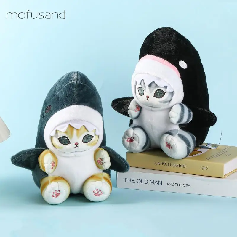 

Kawaii Mofusand аниме хобби океан серии мультфильм трансвестит плюшевая кукла девушка держит подушку на кровати подарок на день рождения