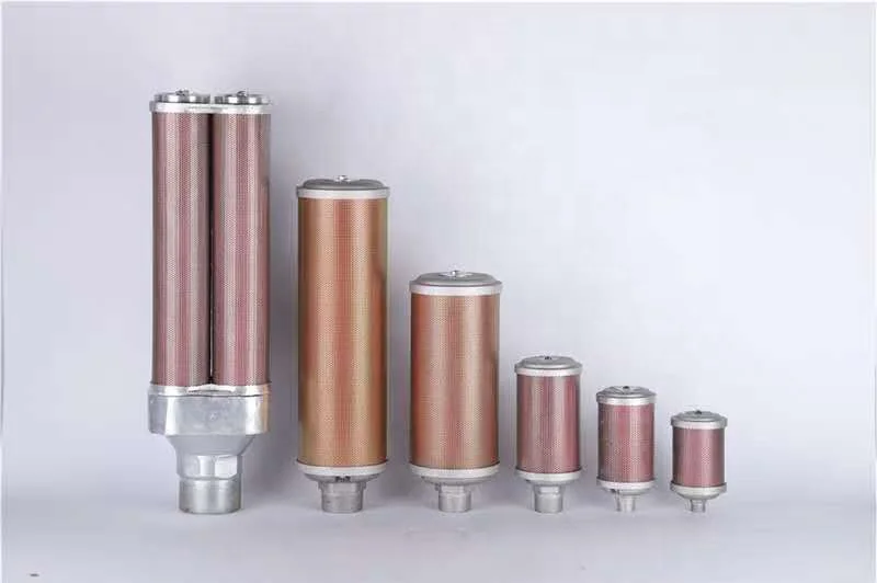 O compressor de ar do parafuso da fonte da fábrica parte o silenciador XY série XY-30 XY-40 XY-60 para o secador dessecante