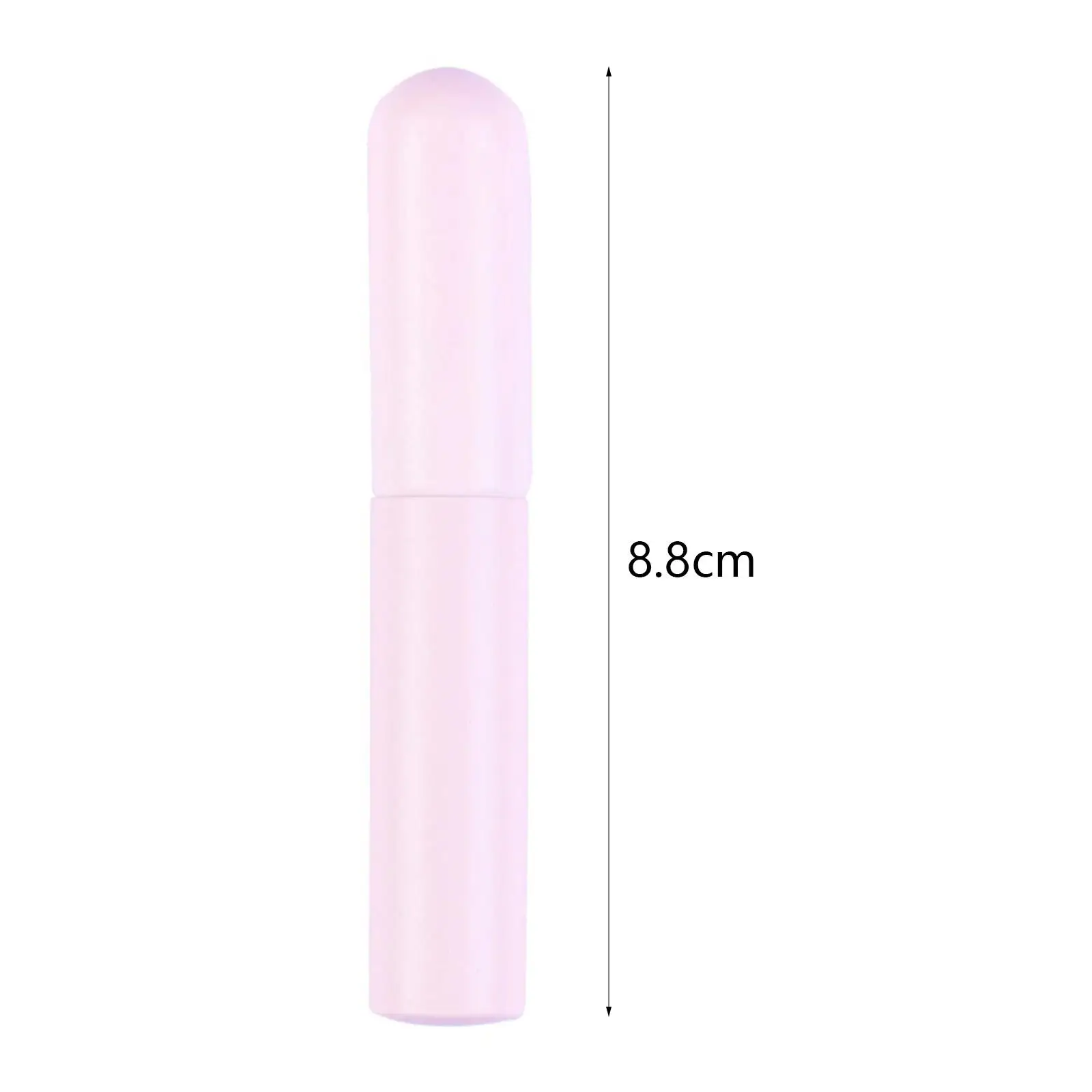 فرشاة شفاه من السيليكون محمولة مع واقي أنبوبي، أداة مكياج برأس مستدير، فرشاة أحمر الشفاه، فرشاة مكياج الشفاه للسفر المنزلي للاستخدام اليومي