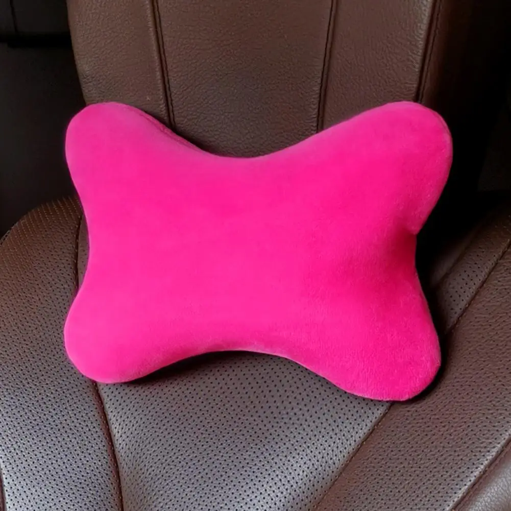 Travel Neck Cushion Detachable Zipper Closure Breathable Travel Neck Cushion Solid Color Neck Pillow for Automobile