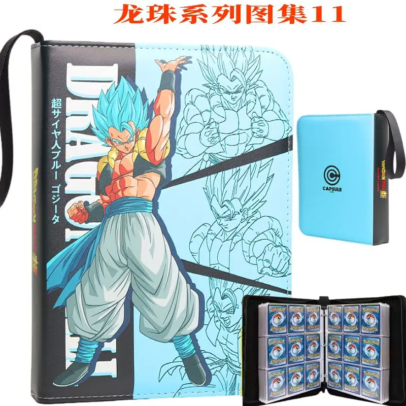 Anime 900 Pcs Dragon Ball Goku Freeza Card Book Pu Super Large Capacity Card Binder Display Game Collection Card Kids Toy Gift