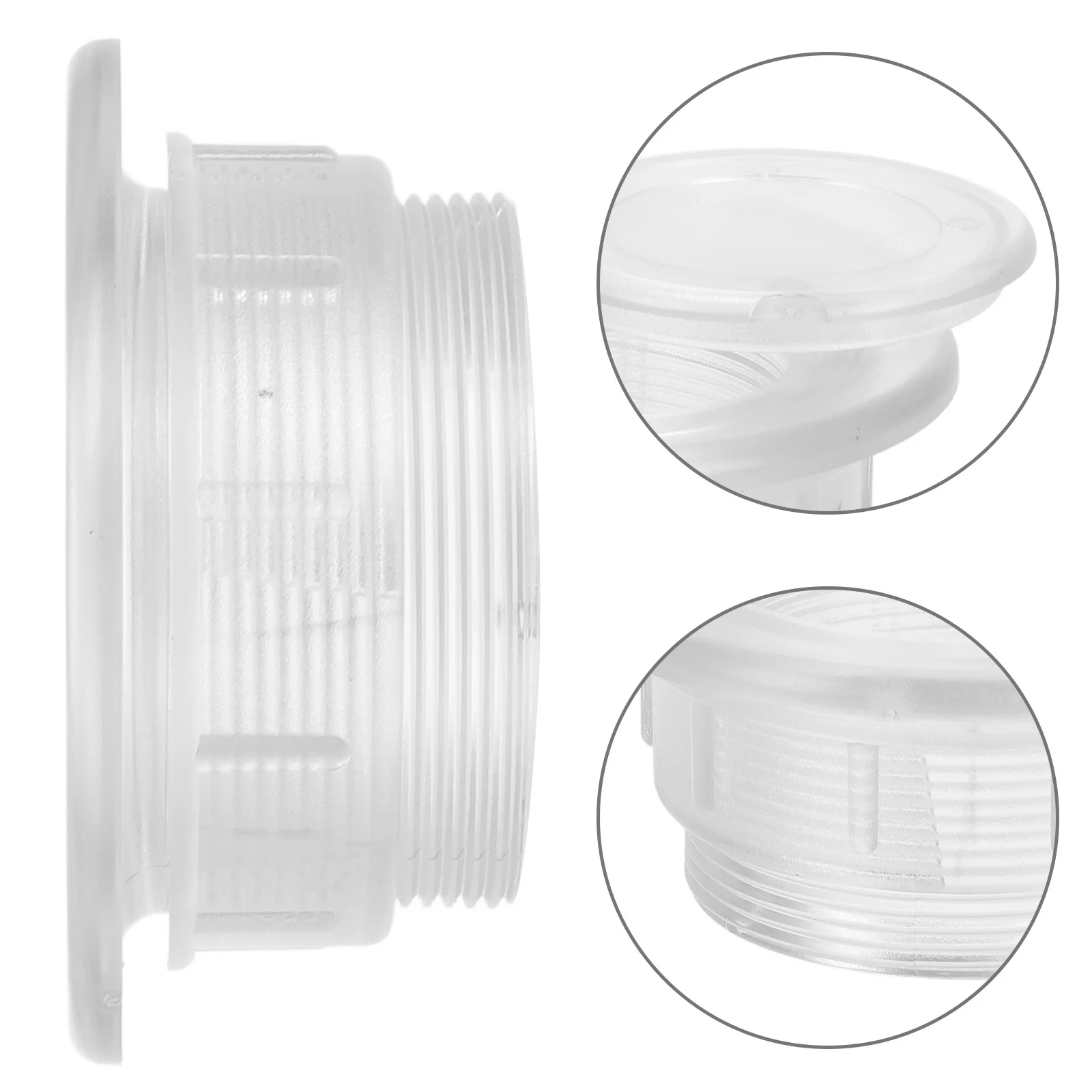 

Black Transparent Umbrella Hole Ring Cap Set For Patio Table Rv Camping Outdoor Garden Waterproof Durable Replacement Parts