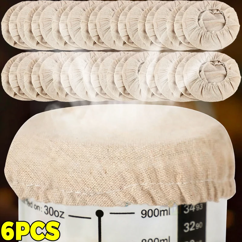 

Хлопковая крышка для ферментированной банки с тестом, формы для пекарей, пылезащитная крышка для теста, ткань для выпечки французского хлеба, кухонный инструмент для пекарей