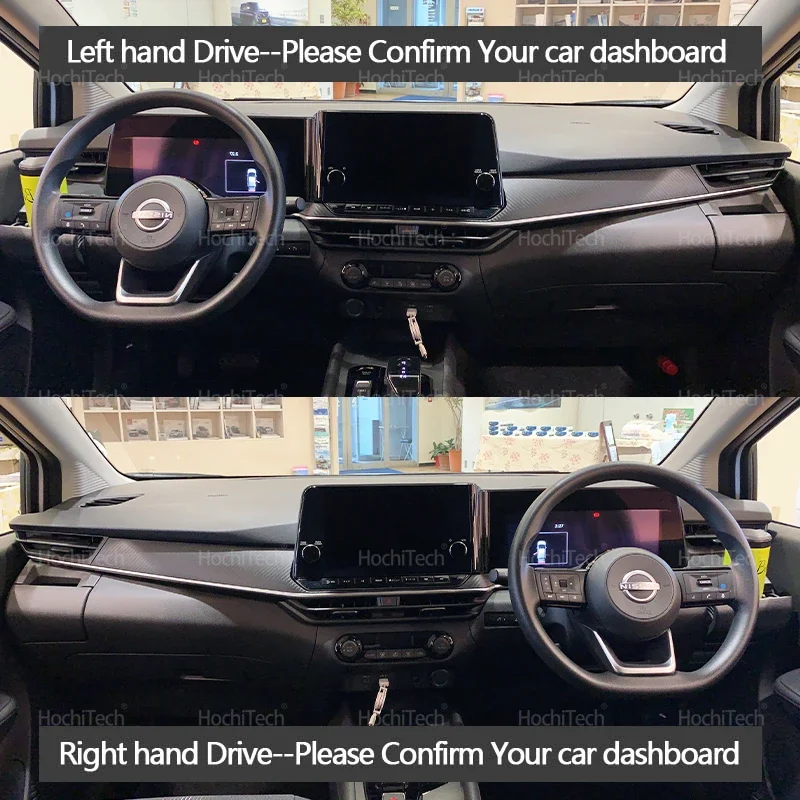 Dashboard Cover Board Anti-Slip Mat Protect Pad Car Accessories Sunshade Carpet Rug For Nissan Note E-POWER E13 2021-2024