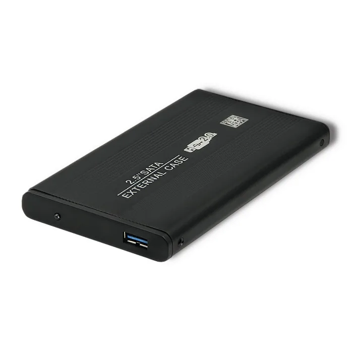 Qoltec aluminium HDD/SSD-behuizing/pocket 2,5 "SATA3 | USB 2.0 | Zwart