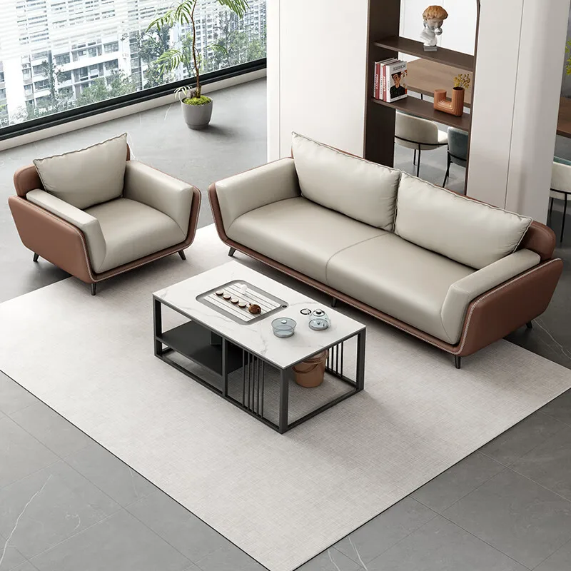 Business Minimalist Office Sofas Reception Area Leisure Waiting Office Sofas Modern Design Office Furniture Ambony Seza XYOS