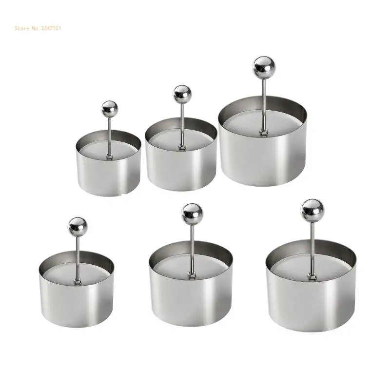 

Easy to Use Cake Shaping Tool Safe Durable Easy to Clean Rings Stamper Suitable for Home Baking Cake Dessert Dropship