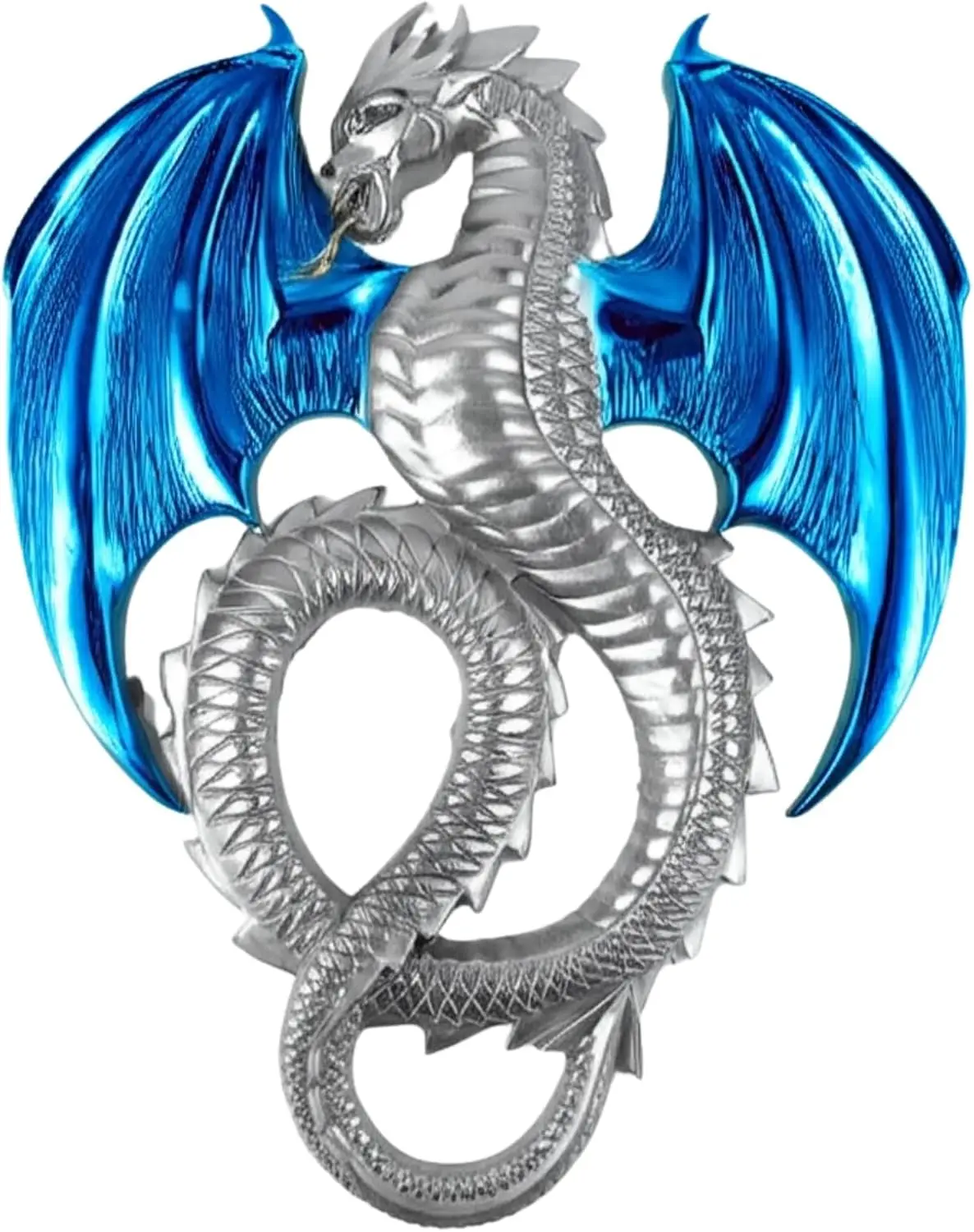 1 Uds. Molde de silicona de dragón volador 3D, fundición de resina epoxi de dragón grande para decoración de pared DIY, decoración del hogar y manualidades