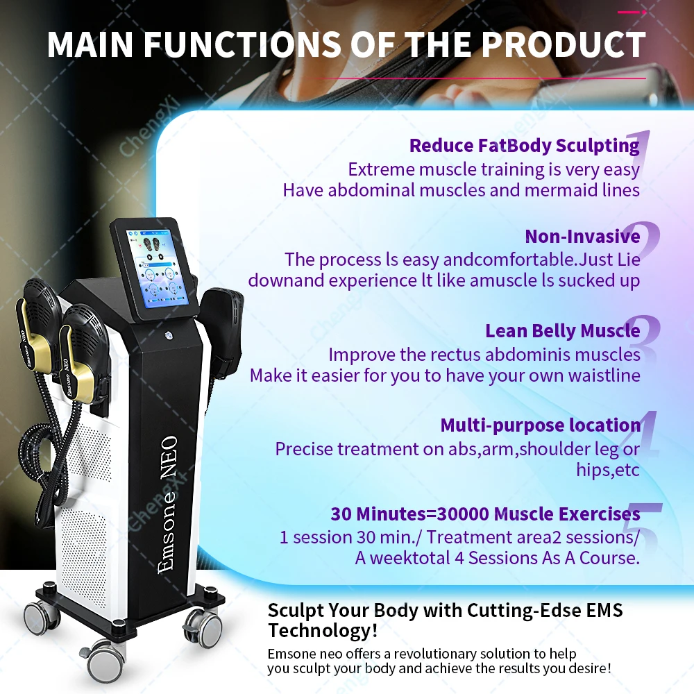 

Professional Body Sculpt Contour Machine for Beauty Equipment Emsone NEO Muscle Stimulation Muscle Building Fat Burner