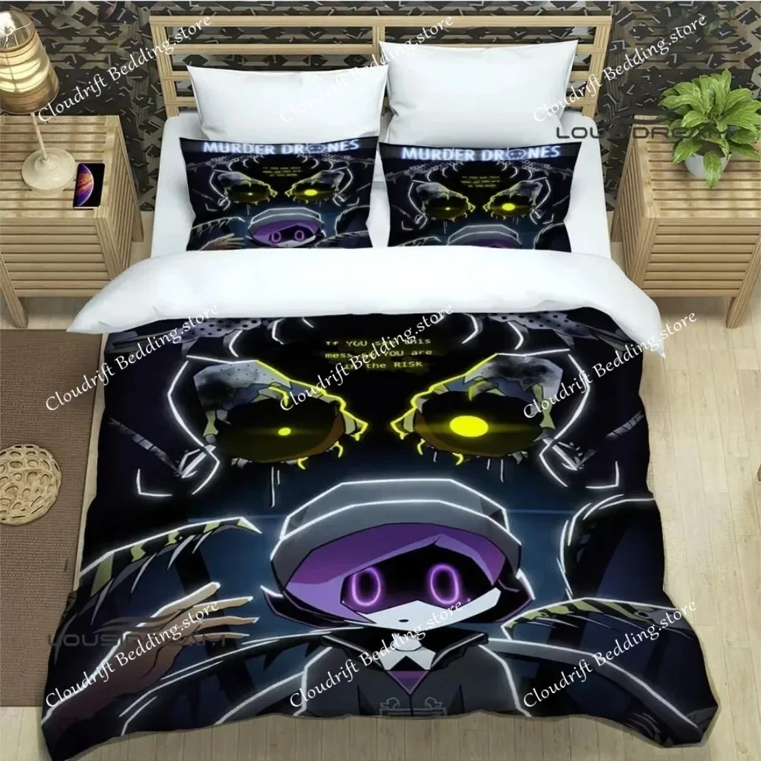 customisable-murder-drones-bedding-set-3d-printing-murder-drones-duvet-cover-sets-with-pillowcase-single-twin-full-queen-king