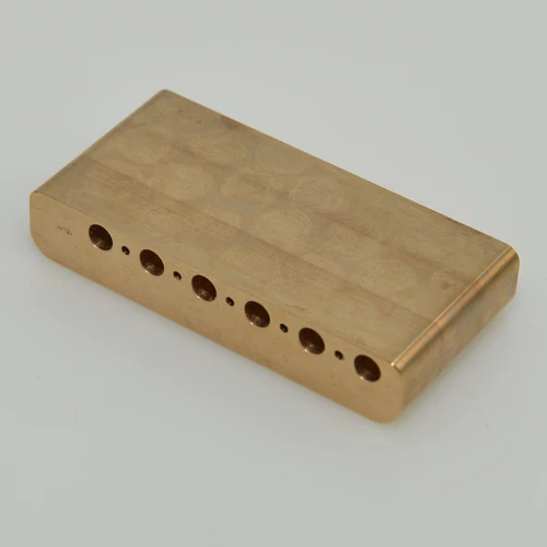 Base de guitarra eléctrica, bloque de latón sólido Ultra completo para puente de sistema trémolo de guitarra eléctrica ST