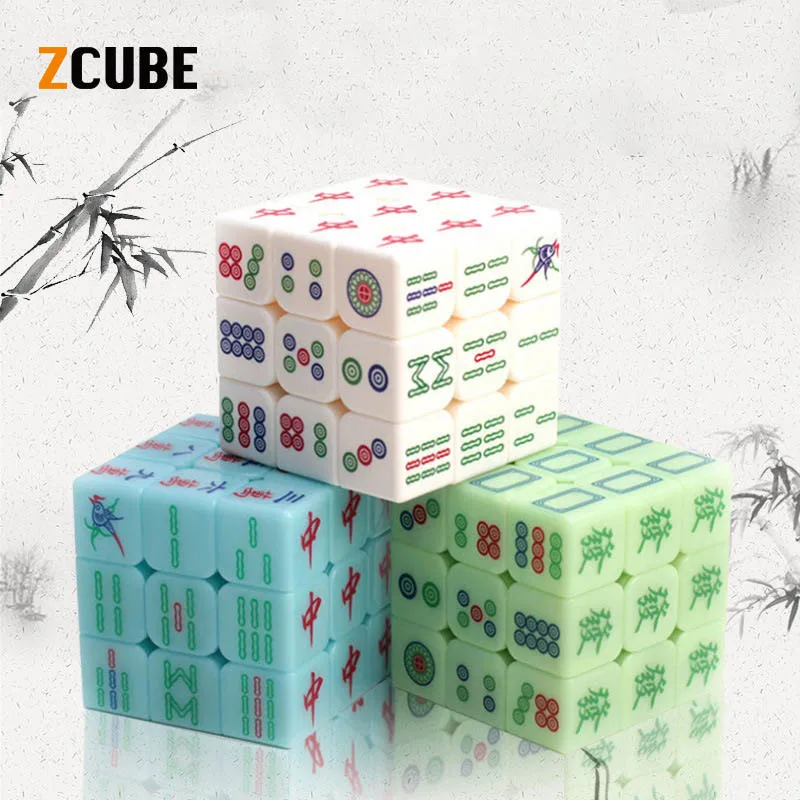 

Третий заказ Маджонг Волшебный куб Luminou Маджонг Моделирование Сложный волшебный куб Игрушка Соревнования Профессиональная гладкая развивающая игрушка