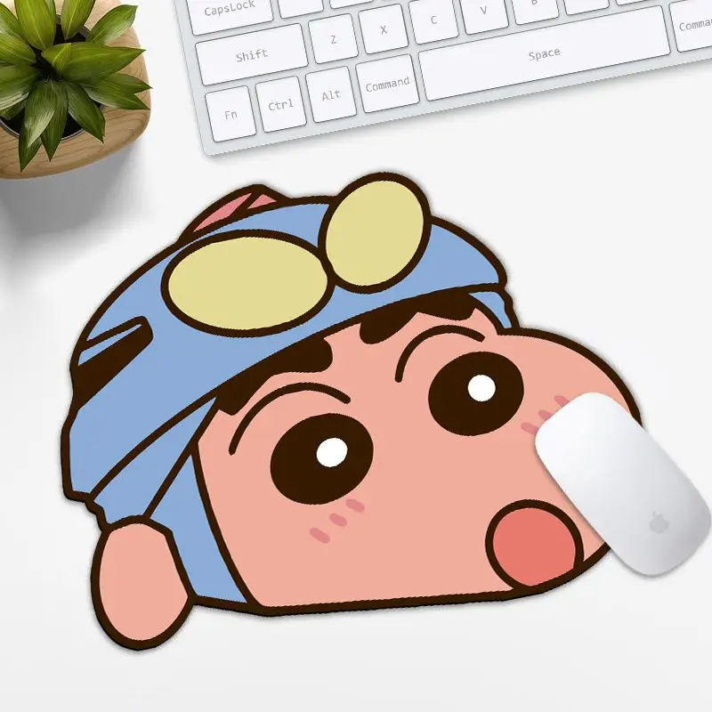 

Crayon Shin Chans Bandai New Anime Mouse Pad Kawaii Cute Cartoon Keyboard Pad, Computer Desk Anti Slip Thick Cushion