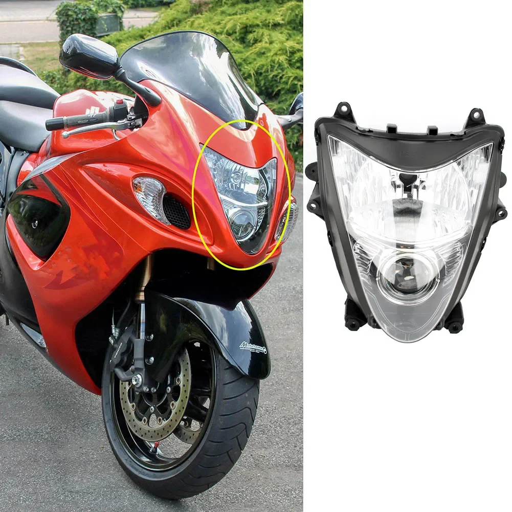 

Новая передняя фара мотоцикла в сборе для Suzuki Hayabusa GSXR1300 2008-2011 2012 2013 2014 2015 2016 2017 прозрачные линзы