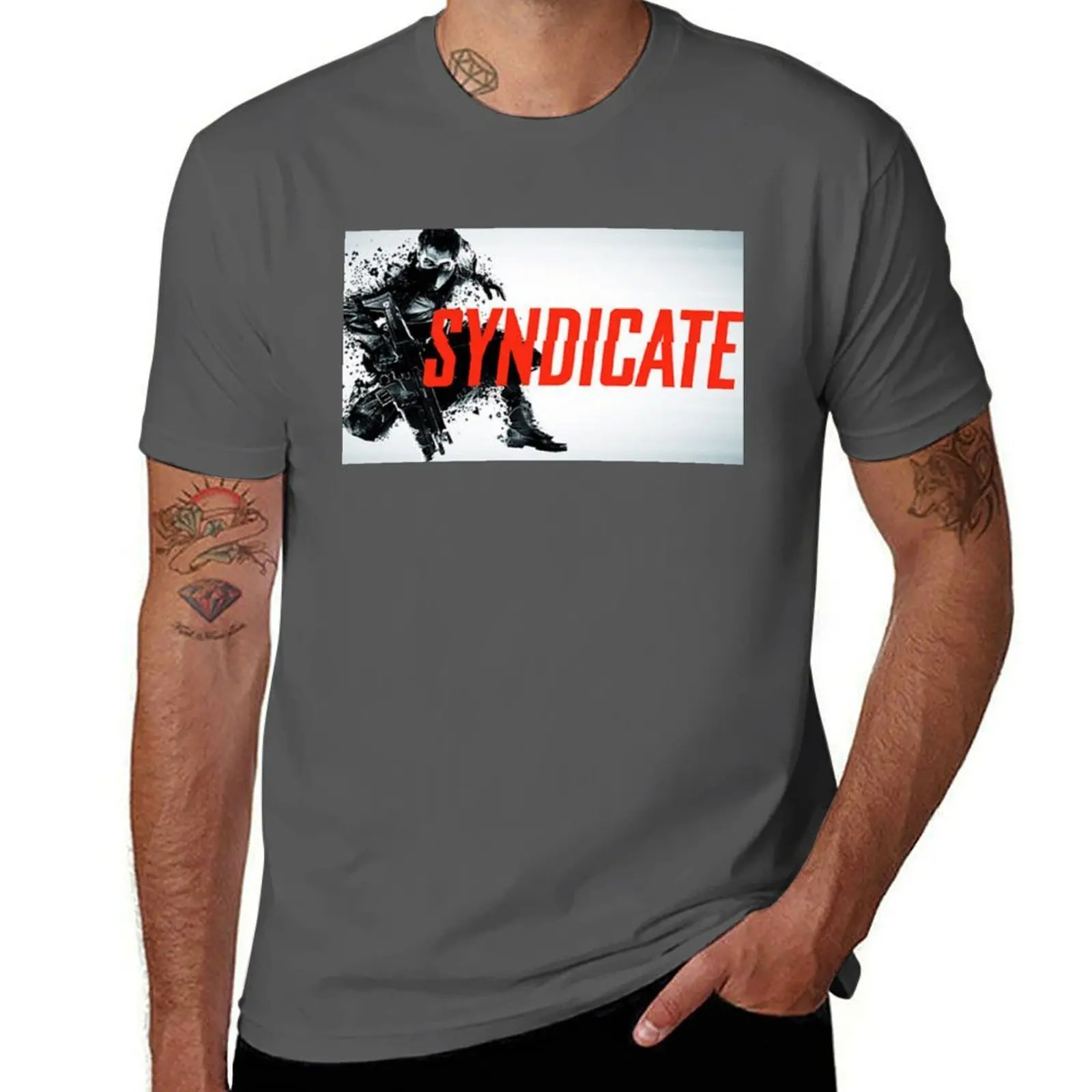 

Gaming SYNDICATE T-Shirt Quick Dry Outdoor Sports T-Shirt