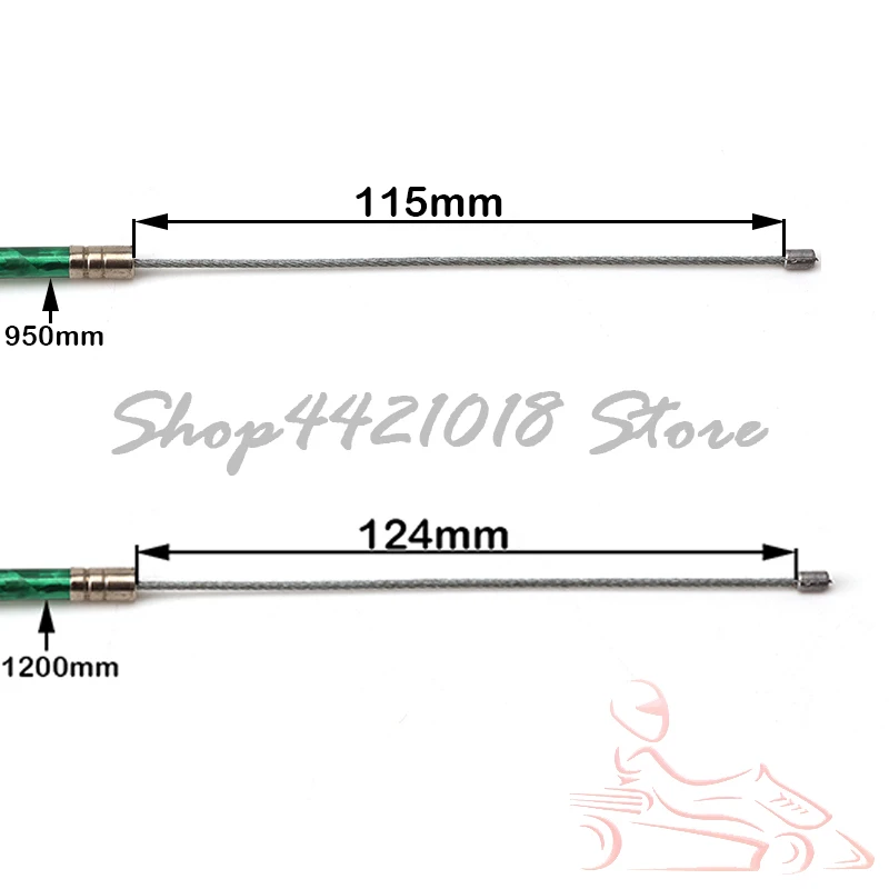 95cm Throttle Clutch Cable For Chinese Pit Dirt Motor Bike Motorcycle XR50 CRF50 CRF70 KLX 110 125 SSR TTR BBR Horizontal Engine