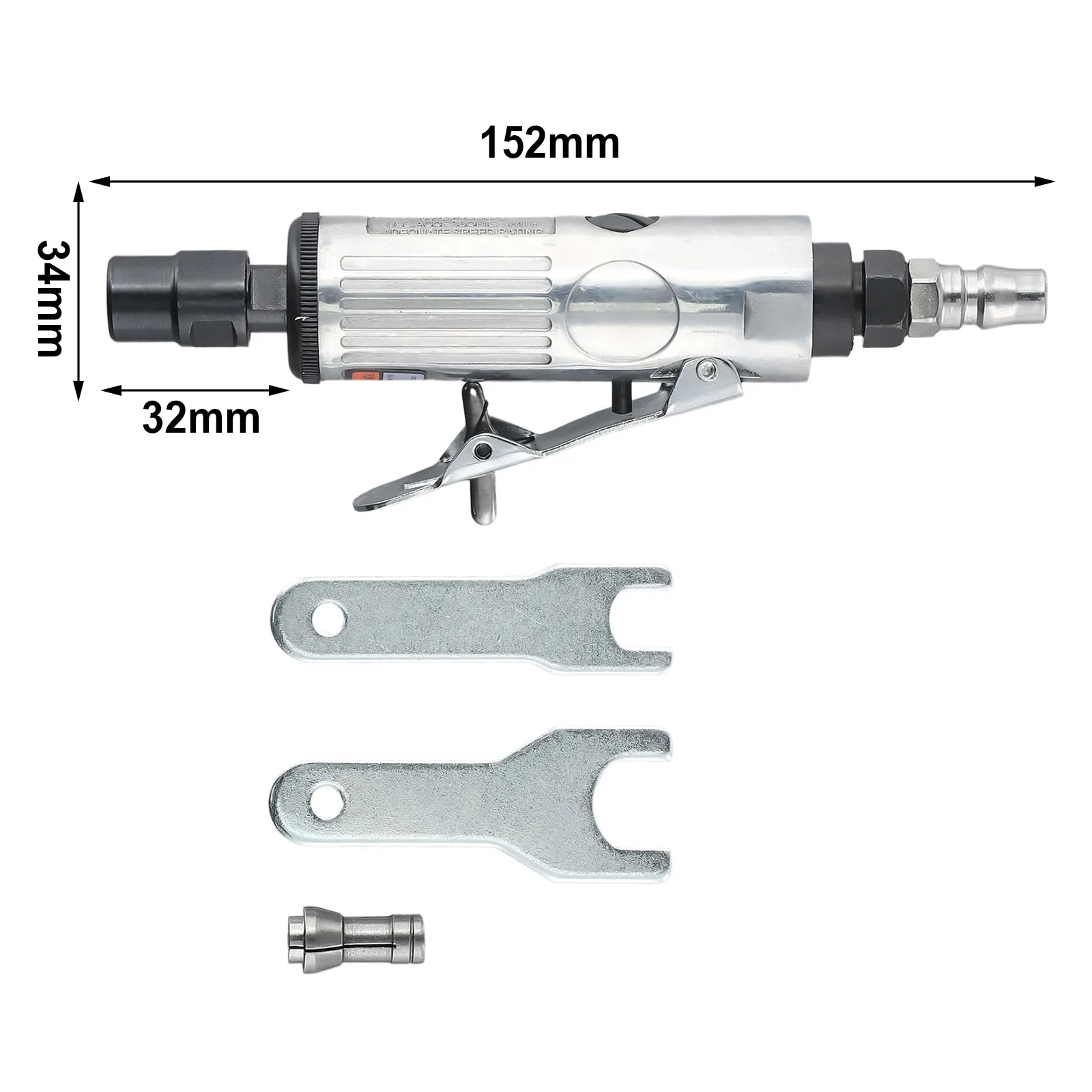 Pneumatic Air Die Grinder Grinding Kit Polisher Machine Aluminum Alloy Housing Compact For Various Metal Moulds