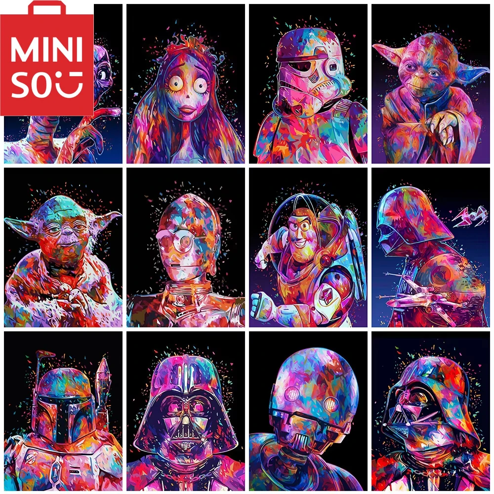 

Картина маслом по номерам Disney Базз Лайтер Воин Украшение дома Картина Стена Спальня Декор комнаты Подарочные рамки