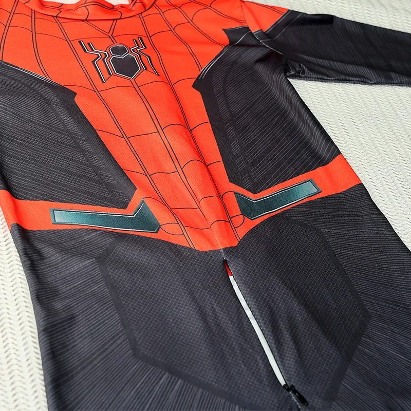 MARVEL Spider Man Tom Holland Movie Cosplay Boys Adults Zentai Costume Bodysuit Stretch Spandex Spiderman Role Play Suit