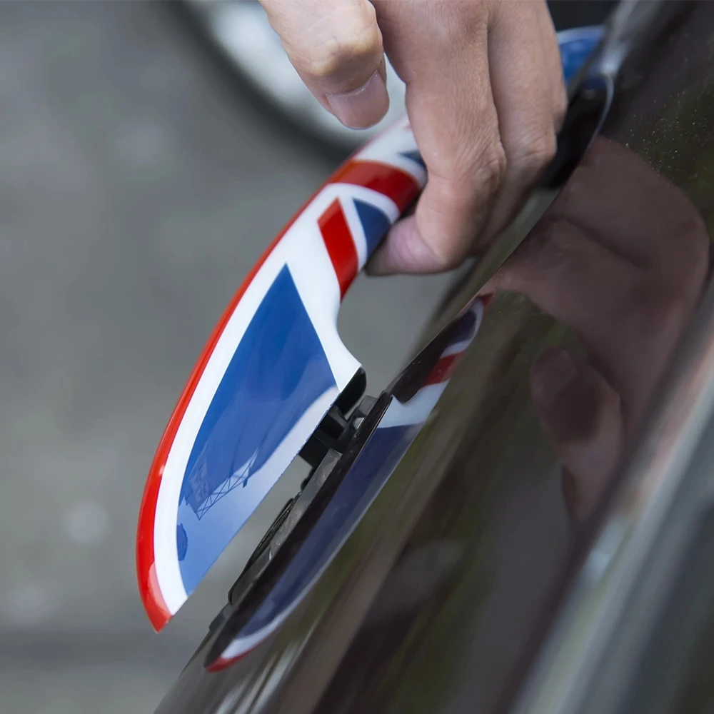 Union Jack Car Side Front Rear Door Handle Cover Trim For MINI COOPER R50R53R55R56R57R58R59R60R61 UJ Trim Interior Accessories view 6