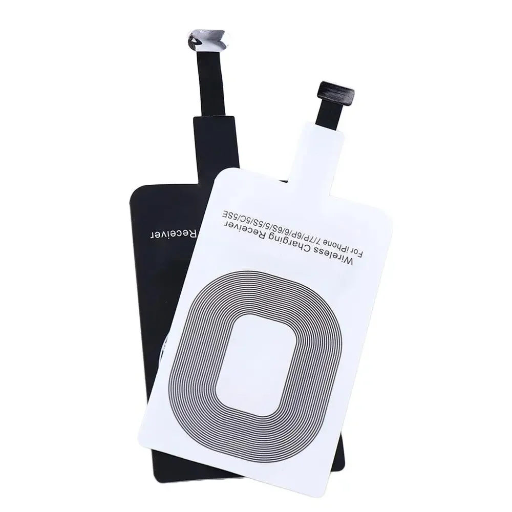 Type-C Adapter Qi Wireless Charging Induction Patch Charge Coil Receiver Charger For iPhone 5 5S SE 6 6S 6Plus 7 Plus Android - Image 2