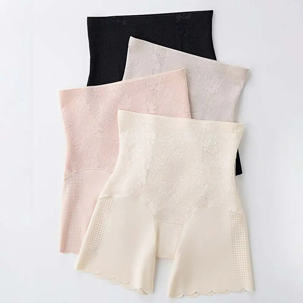 

Корректирующее белье с высокой талией для женщин, кружевные сетчатые трусики с подтяжкой живота, трусы, нижнее белье, нижнее белье для контроля живота