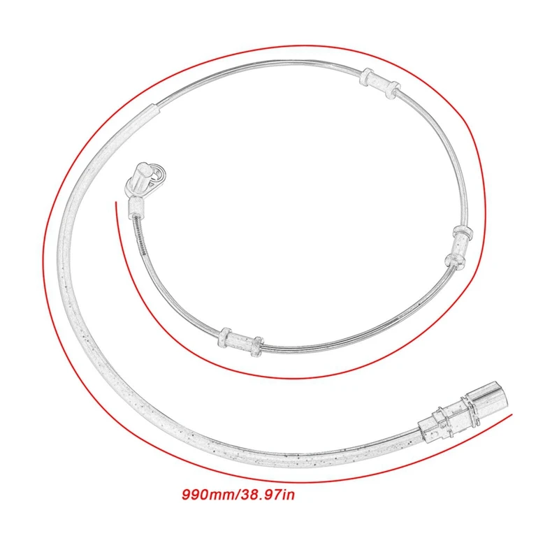 Sensor de velocidad de rueda de freno trasero para motocicleta, Accesorios Negros para Kawasaki Ninja 400, Ninjia400, Z400, Z 400, 2018-2022, 1 unidad