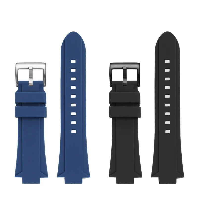 For Guess W0149L5 Soft Silicone Watch Strap Accessories Protruding Men's Sports Soft Wristband 26*14mm Watchband
