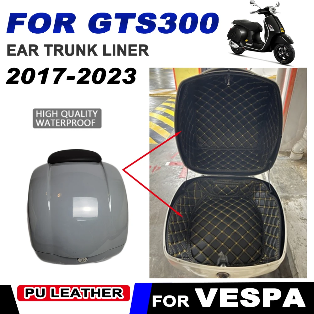 Pelindung bagasi belakang, Liner bagasi belakang, pelindung ekor dalam, perlindungan tas lapisan untuk VESPA GTS300 GTS 300, aksesori motor