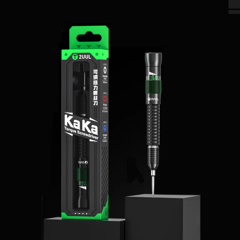 

Набор отверток с регулируемым крутящим моментом 2UUL KAKA для разборки мобильных телефонов, ремонта, магнитные адсорбционные биты 0,8 0,6 1,2, отвертка для болтов