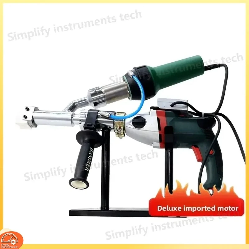 Industrial Plastic Welding Gun Hot Air Extrusion Welder PP PE HDPE PVC Rods Portable Heat Fusion Tool for Tank