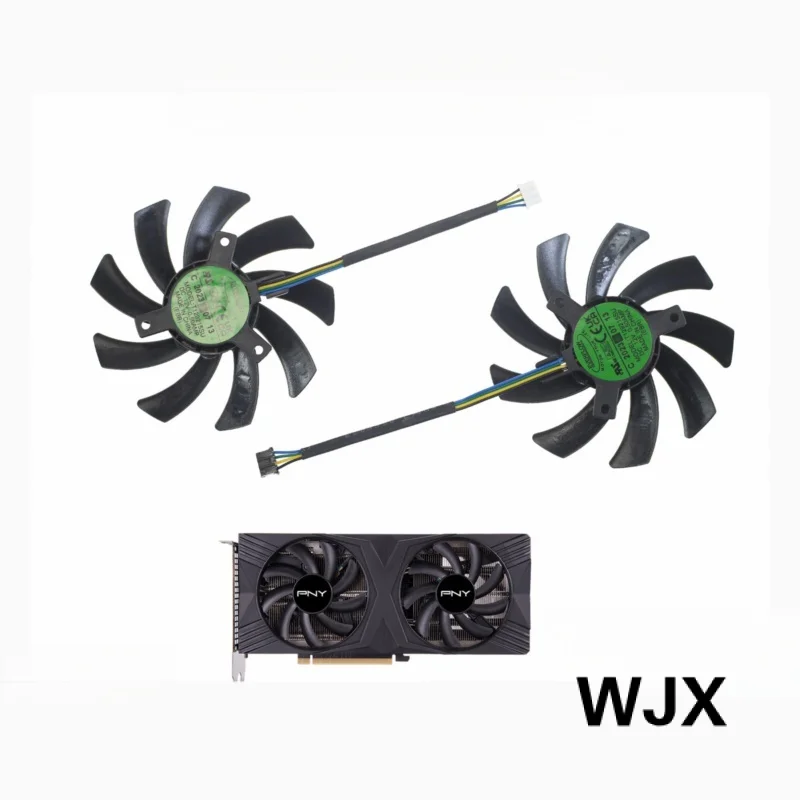 T129215SU Graphics card fan for PNY RTX 4070 4060 Ti 4060 VERTO Dual Fan DLSS