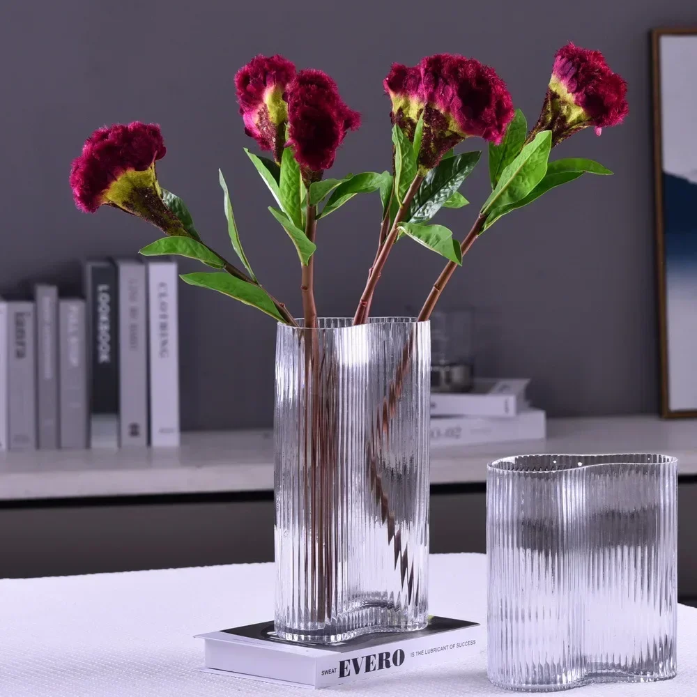 57CM 1Pc Simulation Cockscomb Home Living Room Dining Table Wedding Decoration Artificial Flower High Quality Fake Plant