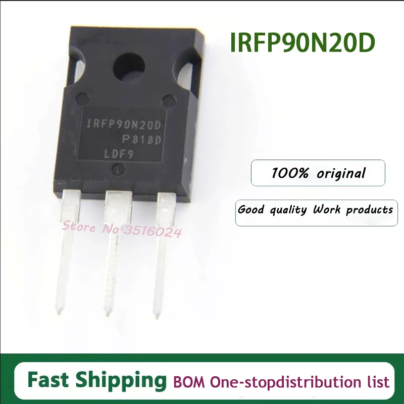 

10PCS - 20PCS 100% Real Original New Imported IRFP90N20DPBF IRFP90N20D Mosfet IRFP90N20 FP90N20D TO247 200V 94A