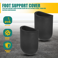 A48I 2Pcs Foot Support Cover Silicone Sleeve for Ninebot Es2 Es4 Millet Xiaomi M365 / M365 Pro Electric Scooter,Black