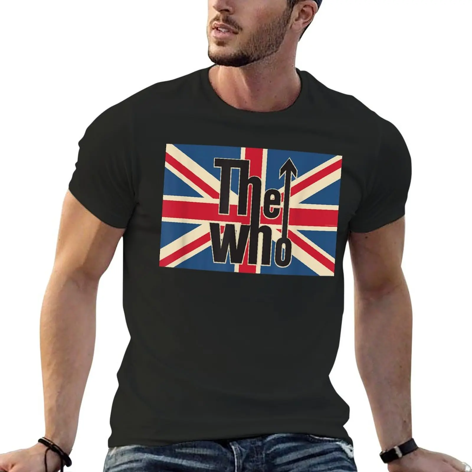 

The Who Union Jack Flag T-Shirt Aesthetic clothing anime t shirts tshirts for men