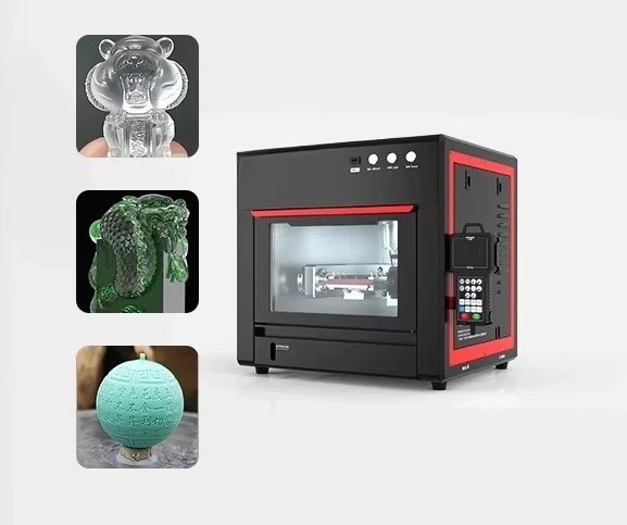 High precision numerical control gem jewelry engraving engraving machine metal gold silver jade agate