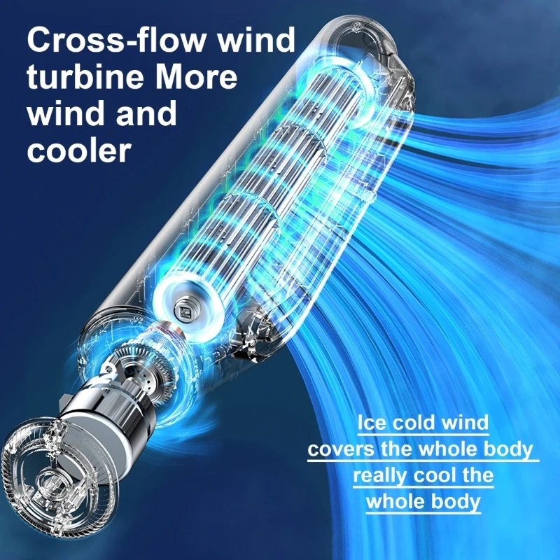 

USB Fan 4 Speed Electric Blower Support Clip On for Screen and Desktop Stand