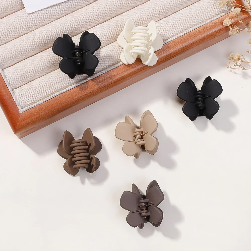 6Pcs Small Mini Butterfly Claw Clips for Women Girls Hair Clip set Suitable for All Hair Styles Anti-Slip Hair Claw Gripper Gift