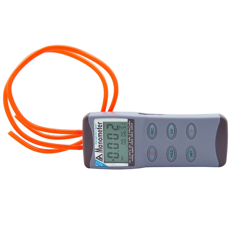 AZ8205 Manometro digitale per vuoto Manometro 5PSI