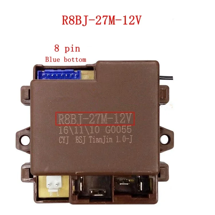 Children's electric car controller R8BJ-27M-6V/12V motherboard Bluetooth remote control receiver line baby stroller accessories