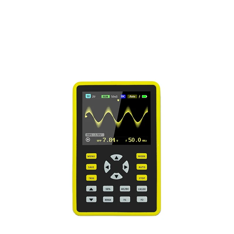 

-5012H 2.4 inch Screen 500MS/s Sampling Rate 100MHz Analog Bandwidth Support Waveform Storage Digital Oscilloscope