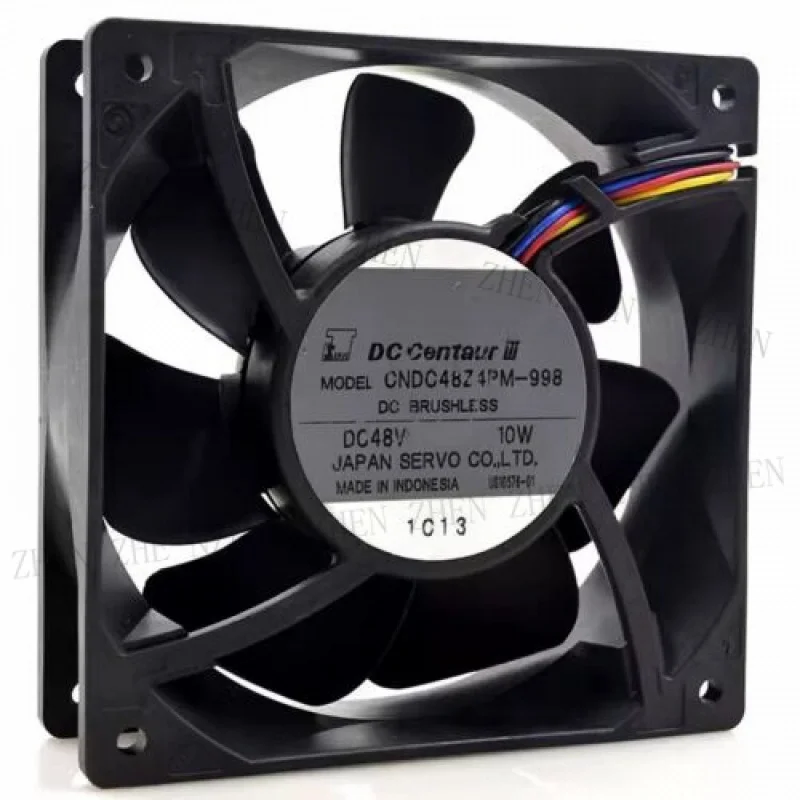 

Y FOR SERVO CNDC48Z4PM-998 12038 48V 10W 12CM 4-Wire Inverter Cooling Fan