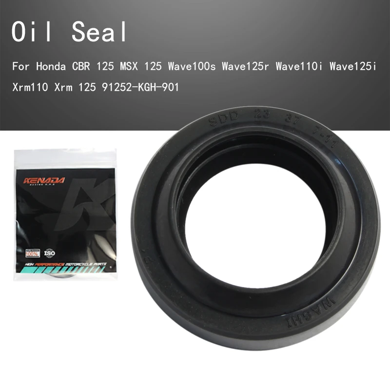 

KENADA Racing Front Wheel Dust Seal For Honda CBR MSX 125 Wave100s 125r 110i 125i Xrm110 125 91252-KGH-901