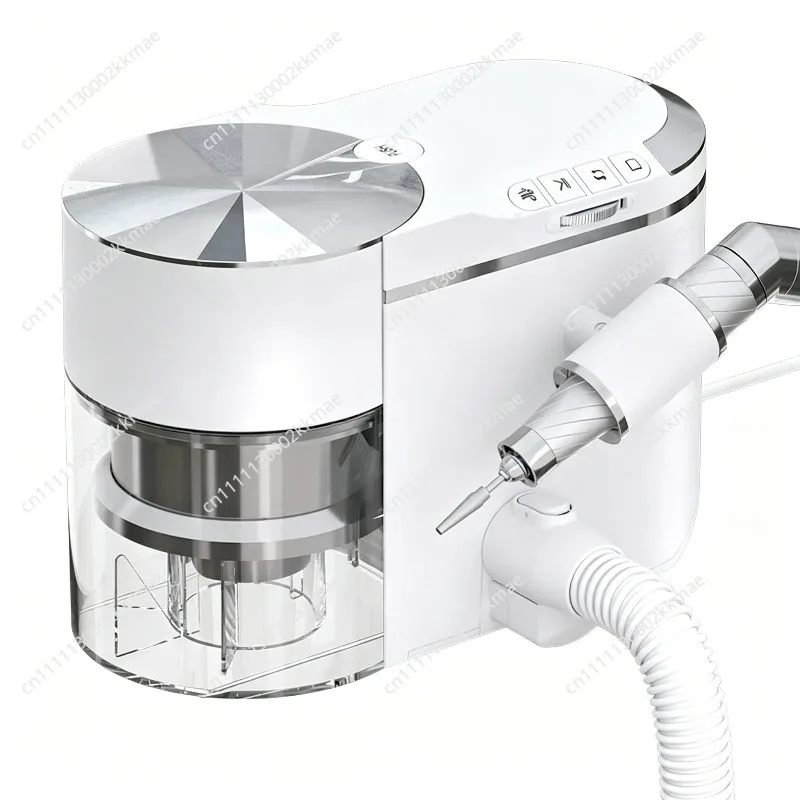Nail Dust Extractor Brushless Turbine Strong Suction Quiet Vacuum for Acrylic Nail Drill Manicure Machine