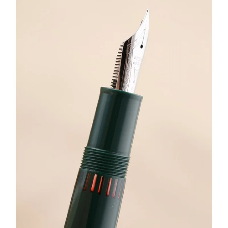 Перьевая ручка с зеленым поршнем A + MAJOHN P136, EF/F/M/плоский размер 20, ручка для письма с чернильными окнами