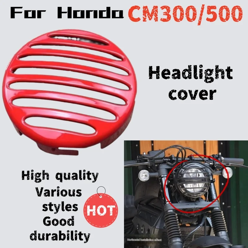 

For Honda Rebel CM300500 headlight cover turn signal taillight fence net headlight protection cover